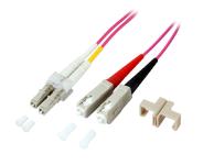 REDFLEXX LC-SC 50/125µ OM4 Patchkabel Erikaviolett