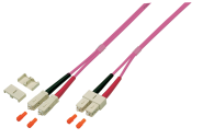 REDFLEXX SC-SC 50/125µ OM4 Patchkabel Erikaviolett