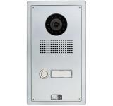 Telecom Behnke Serie 5 silber 1 Ruftaste IP Türstation Aluminium 5-0001-IP Unterputz