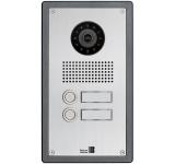 Telecom Behnke Serie 5 silber 2 Ruftasten IP Türstation Edelstahl 5-0014-IP V2A Unterputz