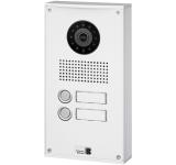 Telecom Behnke Serie 5 weiß 2 Ruftasten IP Türstation Aluminium 5-0036-IP Aufputz