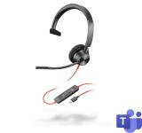 Poly Plantronics Blackwire 3310 Headset Mono USB-C MS 214011-01