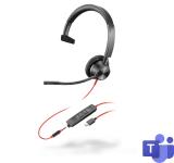 Poly Plantronics Blackwire 3315 Headset Mono USB-C MS 214015-01
