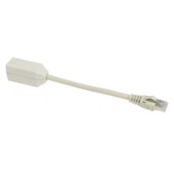 Excel Device Protection Adapter Geräteschutzadapter Grau/Weiß RJ-45 CAT6A 100-925