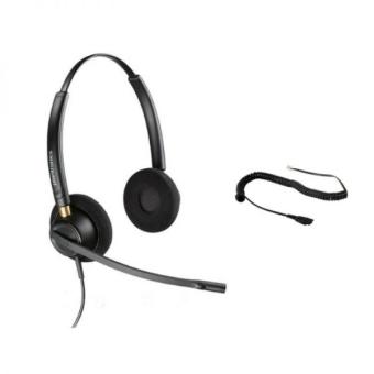 Plantronics EncorePro HW520 + QD Anschlusskabel