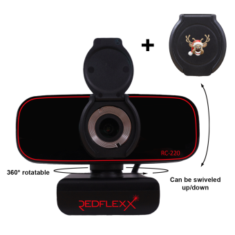 REDFLEXX Redcam RC-220 FHD-USB-Webcam (Christmas Edition)