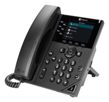 Poly Polycom VVX 350 IP Telefon PoE (ohne Netzteil) 2200-48830-025